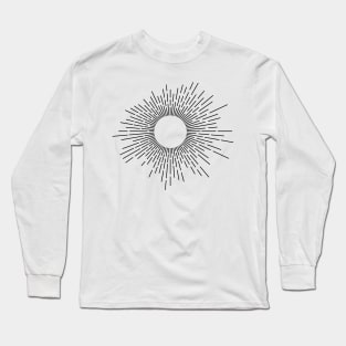 Minimal Sunburst Long Sleeve T-Shirt